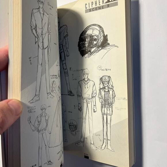 CIPHER The Video Book Paperback Anime Rare Japan HTF Original Cel / Poster - Picture 10 of 14